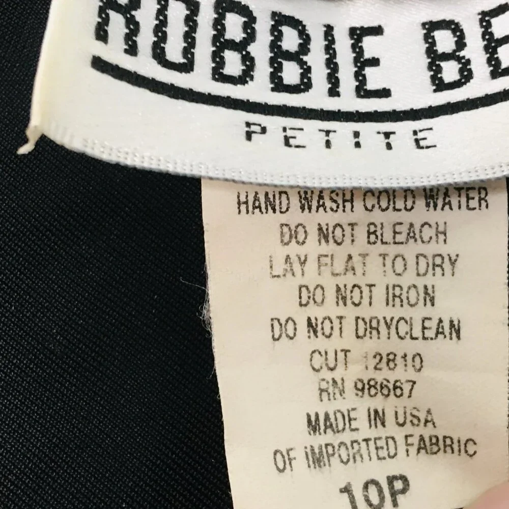 Robbie Bee Stretch Black Velvet Shift Dress Sz 10p Glitter Fairy WhimsyGoth